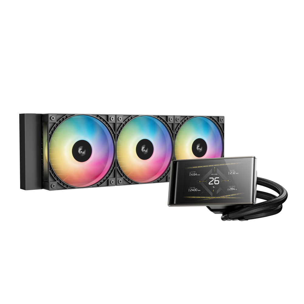 4.5インチ大型IPSディスプレイ搭載水冷CPUクーラー「LT360 VISION ARGB